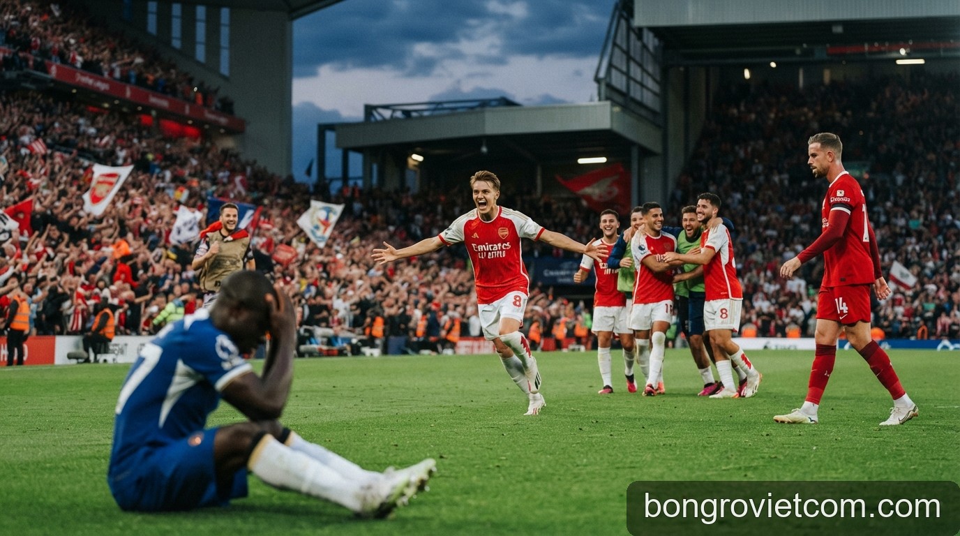 Premier League vòng 5: Arsenal duy trì mạch thắng, Chelsea và Liverpool chững lại